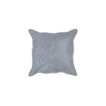 Dumont Leather Sea Fog Blue Square Pillow Cover