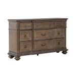 Carlisle Court 9 Drawer Dresser Dressers Brown 17