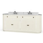 Kraton Oval Double Vanity W/ Sink & Marble Top - Image 2