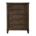 Americana Farmhouse 5 Drawer Chest Chests Brown 18