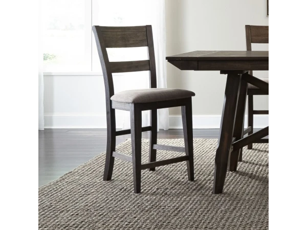 Double Bridge Splat Back Counter Chair (RTA) Barstools Barstools