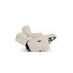 Raymond Leather Power Reclining Loveseat with Center Console - Image 7