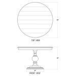 Gloucester Dining Table 48'' - Image 3