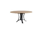 Dovetail Dining 48″ ROUND TABLE AND BASE Dining Tables Bleached White 11