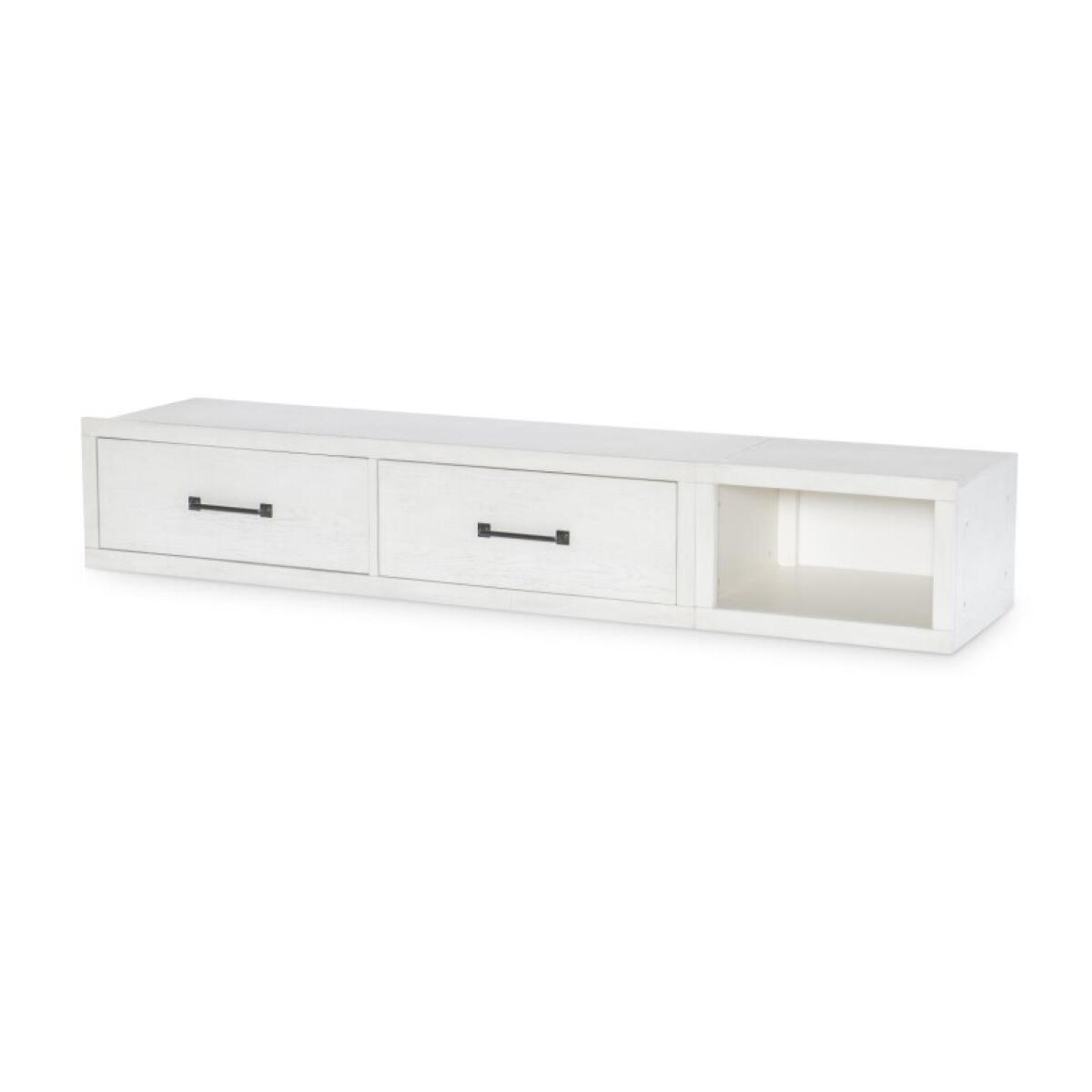 Underbed Storage Unit White Finish Bed Parts Aged White 2 Underbed Storage Unit White Finish Bed Parts Aged White 2