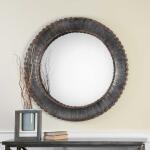 Tanaina Round Mirror Mirrors Gray 8