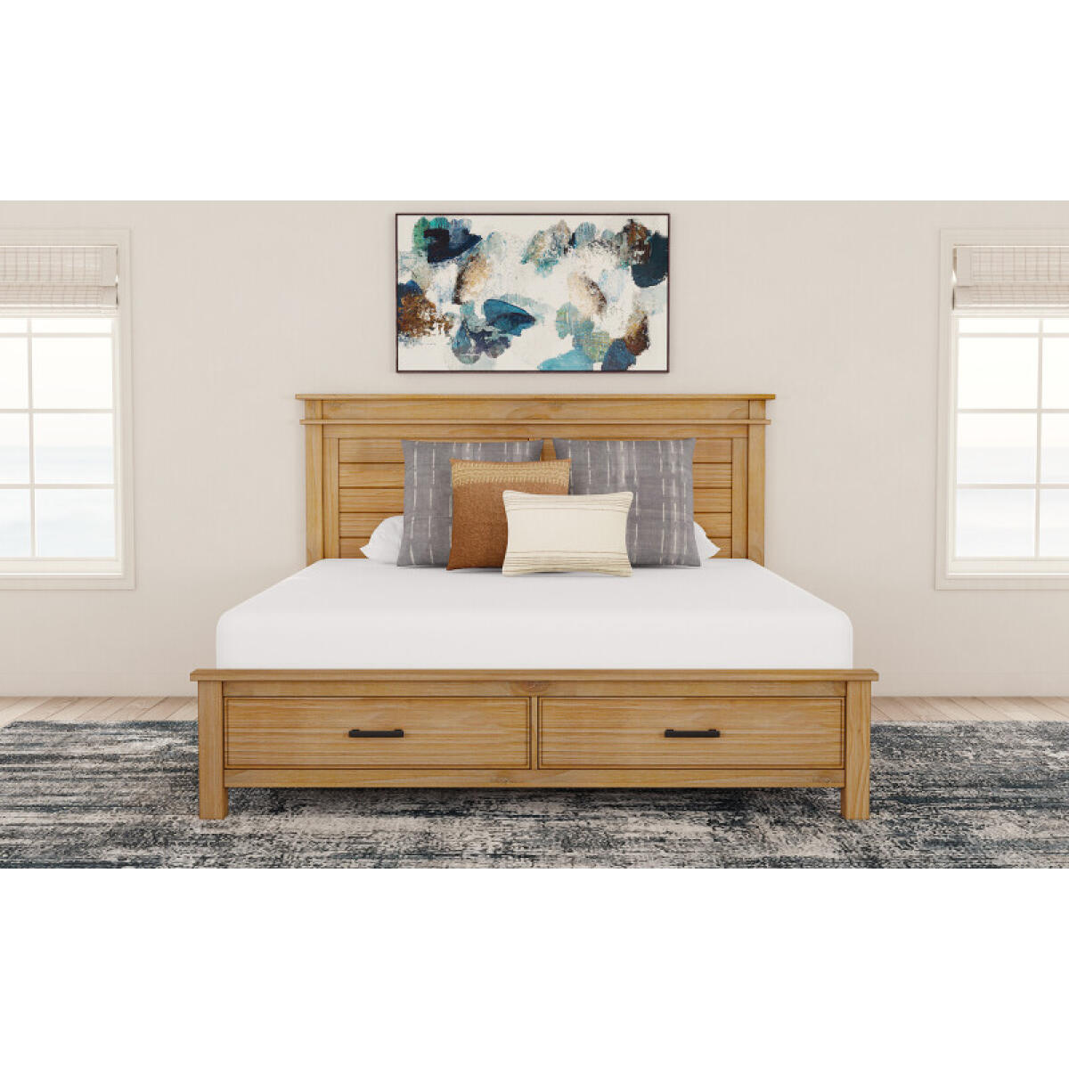 9f0690f37dc2ed28d8972ef92078c78e Glacier Point Gj Queen Storage Bed - GLPGJ5031 - Image 1