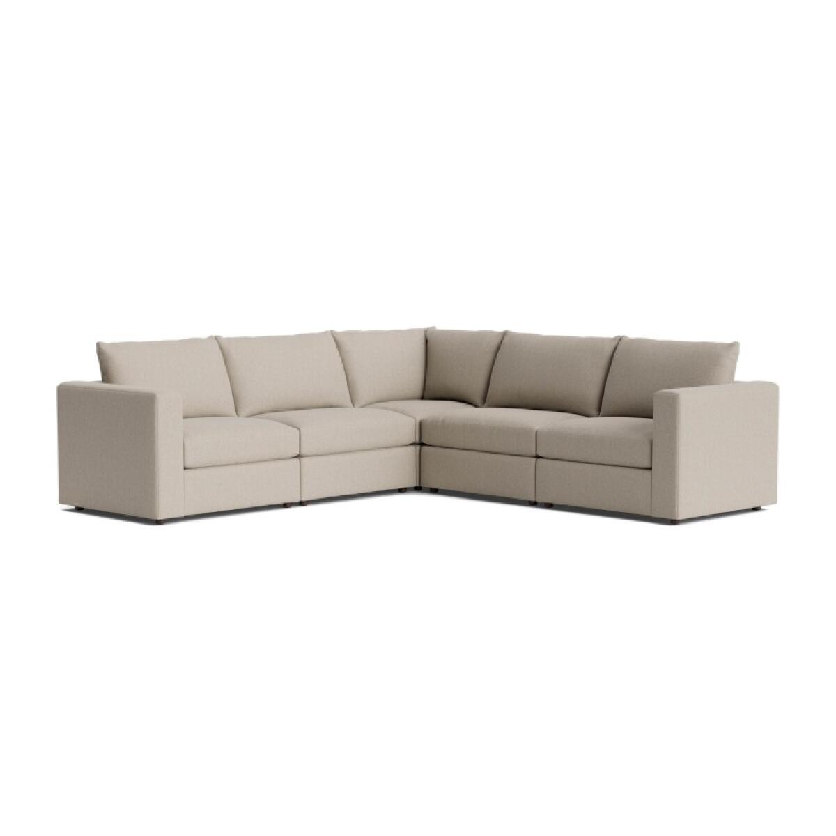 9f15af6d9a467a7130178ce4f94e0b47 Beckham Track Arm Modular Sofa with Ottoman - Image 1