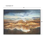 Valley Of Light Hand Painted Canvas - Image 4