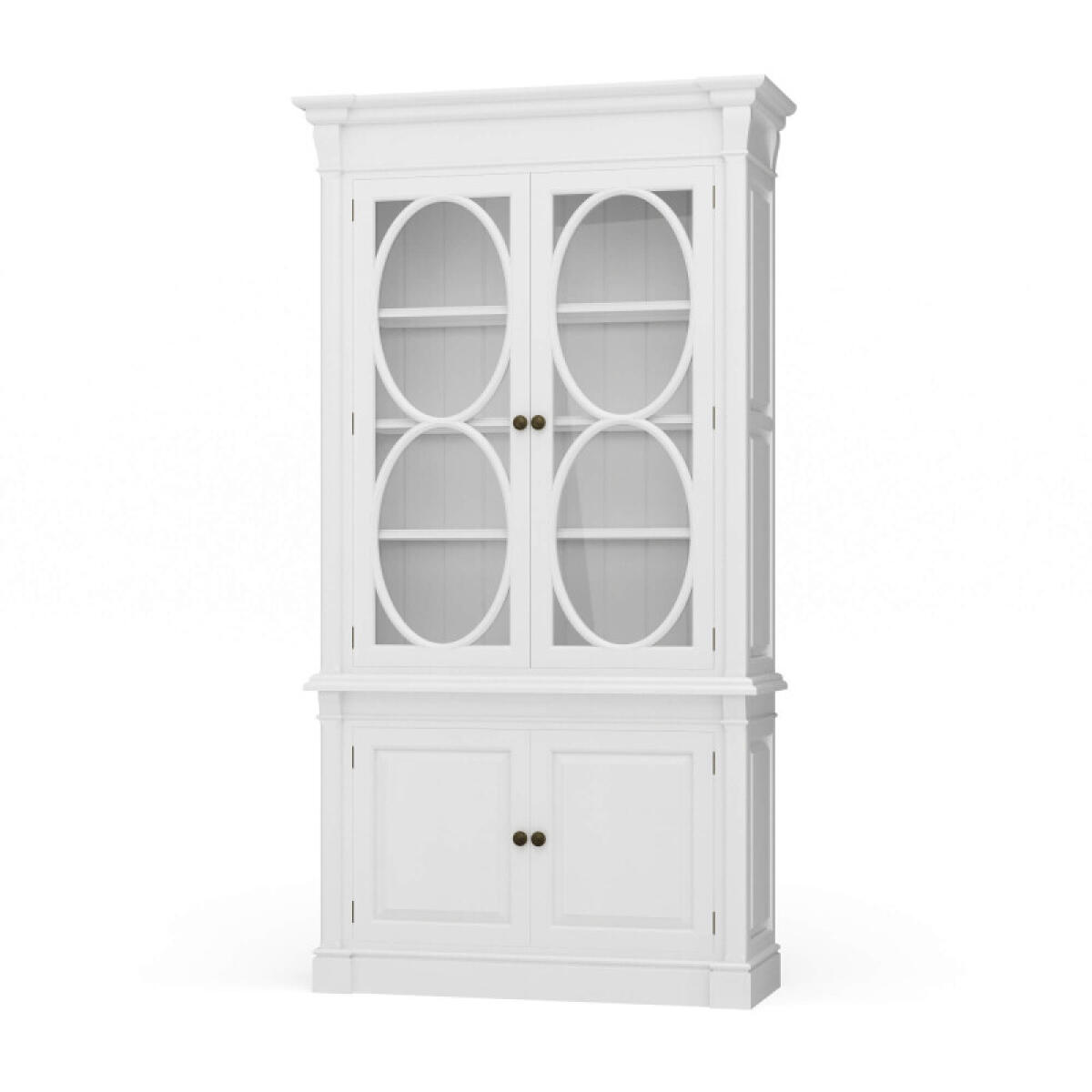 9f46622dd6c828522fcf98a17d5cb37a Fiona 4 Door Display Cabinet W/ Glass Shelves - Image 1