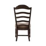 Paradise Valley Uph Ladder Back Side Chair (RTA) Chairs & Benches Brown 20
