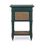 Montego Square End Table W/ Drawer & Rattan Door - Image 4