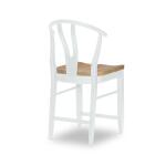 Wishbone Back Counter Height Chair White Chairs & Benches Chairs & Benches 8