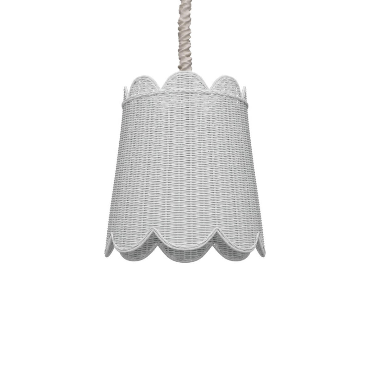 9f99397d3761dcc977016b32dbd23419 Scalloped Rattan Pendant - Image 1