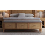 Lexington Bench W/ Rattan - Image 2