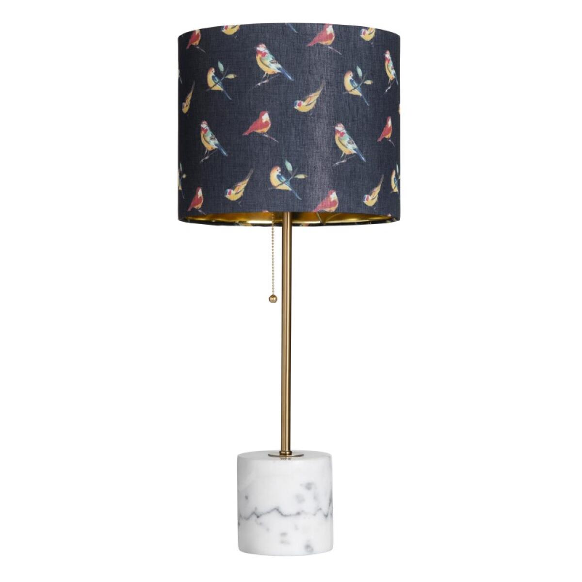 9fad87a24d06c93b8c31a808a149adc9 Isla Marble Base Lamp with Bird Shade - Image 1