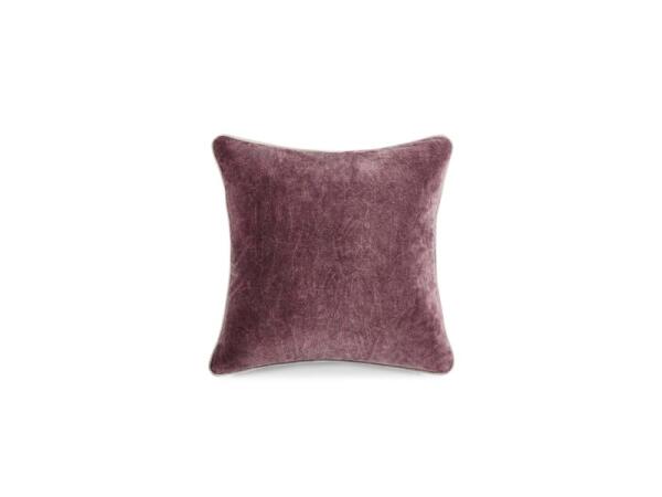 Heirloom Velvet Sangria 18″ x 18″ Square Pillow Cover Accent Pillows Accent Pillows