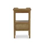 Eton 2 Drawer Side Table W/ Pull Out Shelf - Image 9