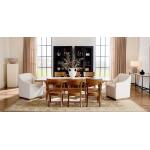 Crossbuck Live Edge Rectangle Dining Table - Image 4