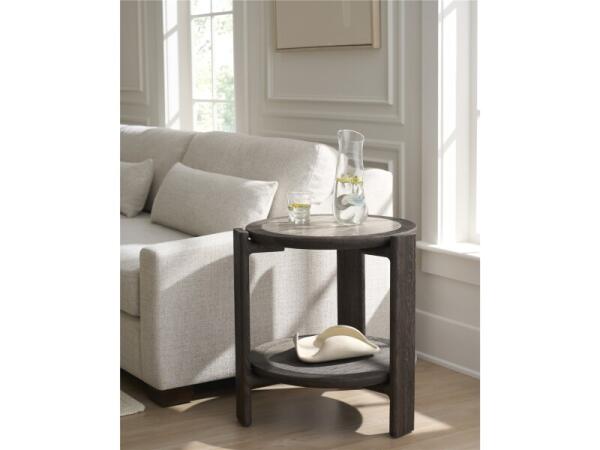 Modern Sable Side Table Chairside Tables Brown 7