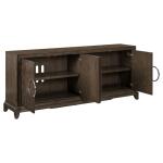 Lexington Park 4 Door Accent Cabinet Dining Storage Brown 24