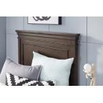 Complete Panel Twin Bed Cherry Finish Youth Beds Brown 12