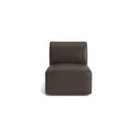 Clyde Leather Armless Swivel Chair - Image 3