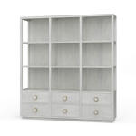 Cohan Open Cabinet W/ 6 Drawers