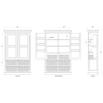 Sonoma Storage Cabinet W/ Baskets - Image 9