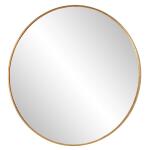 Junius Large Round Mirror, Gold - Image 6