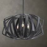 Thales, 3 Lt Pendant Lighting Black 10