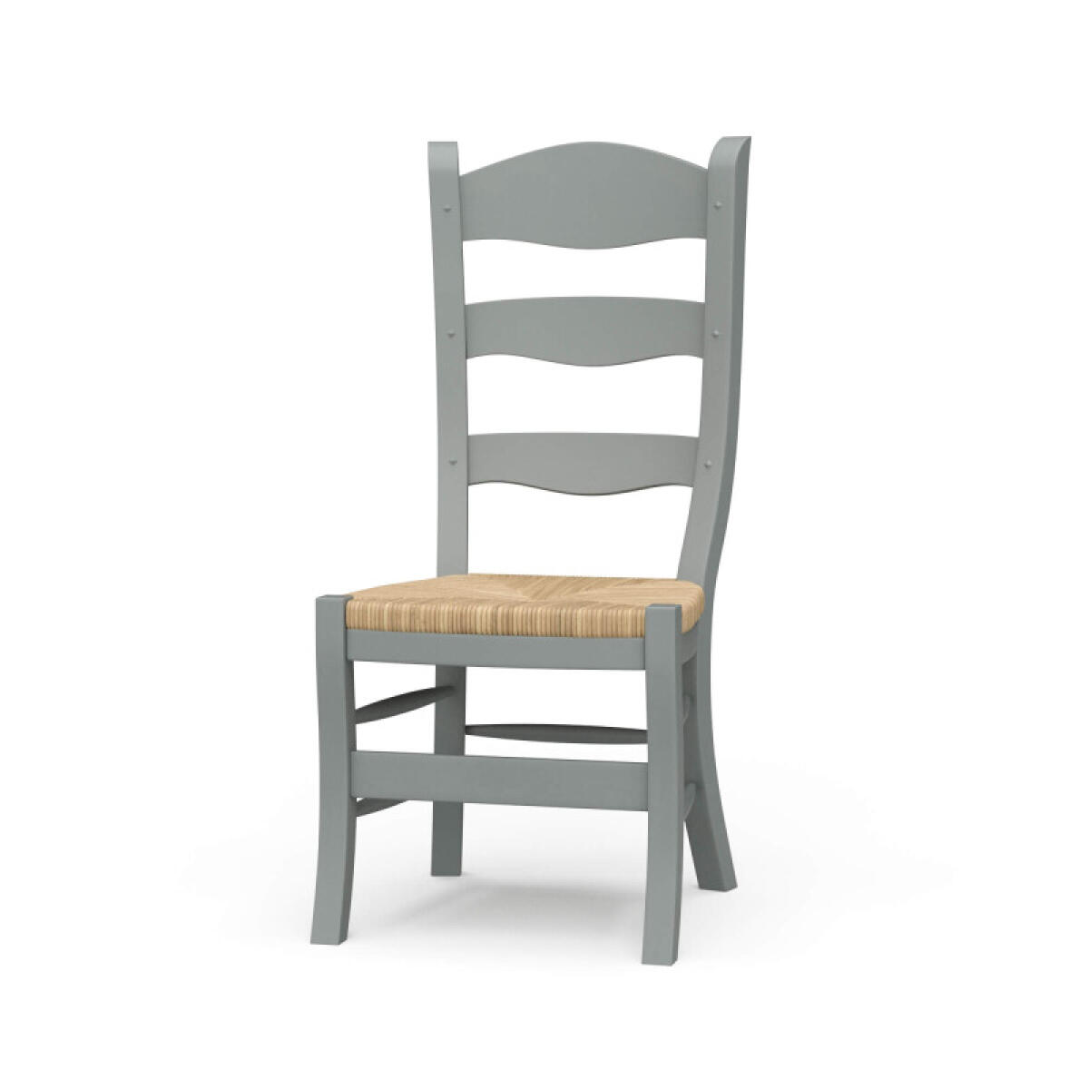 Peg & Dowel Ladder Back W/ Rush Seat Chairs & Benches Blue 2 Peg & Dowel Ladder Back W/ Rush Seat Chairs & Benches Blue 2