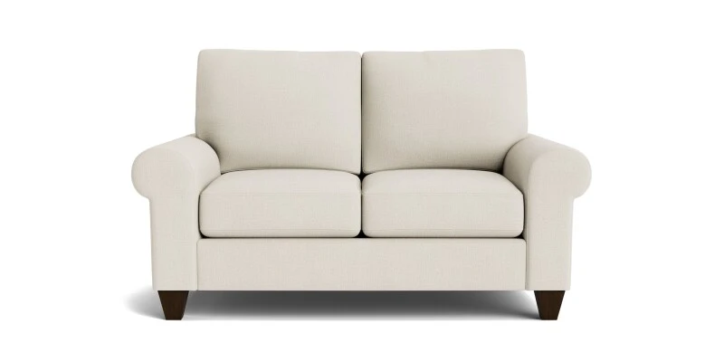 a117f490b728e47992851893ea26d802 True Custom™ True CustomĀ® Large Roll Arm Loveseat - Image 1