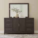 Modern Edge Dresser & Mirror Dressers Brown 15