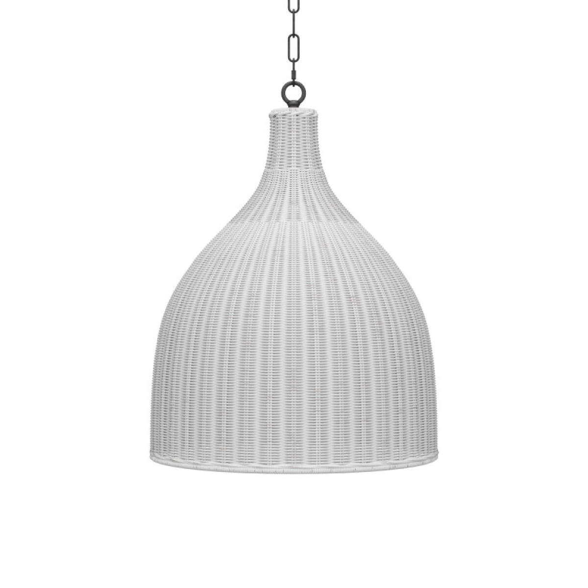Hampton Rattan Pendant Medium Lighting Architectural White 2 Hampton Rattan Pendant Medium Lighting Architectural White 2