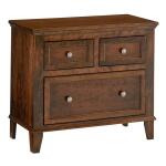 Belmont 3 Drawer Wide Nightstand