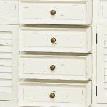 Shutter Double Vanity W/ Sink & Marble Top - Image 12