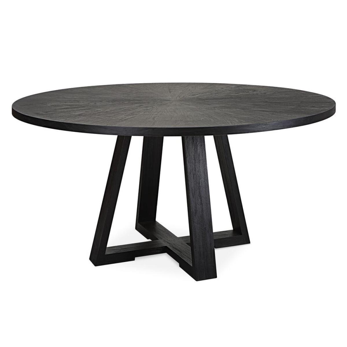 a1bb8c5dbb70e8ab449e98f7cb7ce422 Gidran Dining Table, Black, 2 Cartons - Image 1
