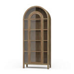 Vannes Display Cabinet W/ Glass Shelves