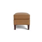 Kent Leather Ottoman Ottomans & Poufs Bassett Furniture 10