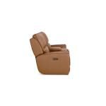 Raymond Leather Power Reclining Loveseat with Center Console - Image 8