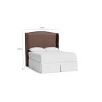Paris Leather Upholstered Bed - Image 5