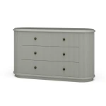 Kraton 3 Drawer Oval Dresser - Image 2