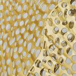 Ripley Metal Wall Decor, Gold - Image 3