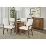 Crafted Cherry Dining By Ben & Erin Napier 48 Inch Round Table W/ Wood Base - 151-048-148 - Image 6
