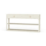 Corte Open Console Table W/ 2 Drawers
