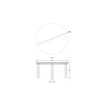 Cholet Round Dining Table - Image 3