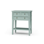 Eton 3 Drawer Side Table Chairside Tables Blue 14