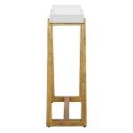 Midas Accent Table, Gold - Image 7