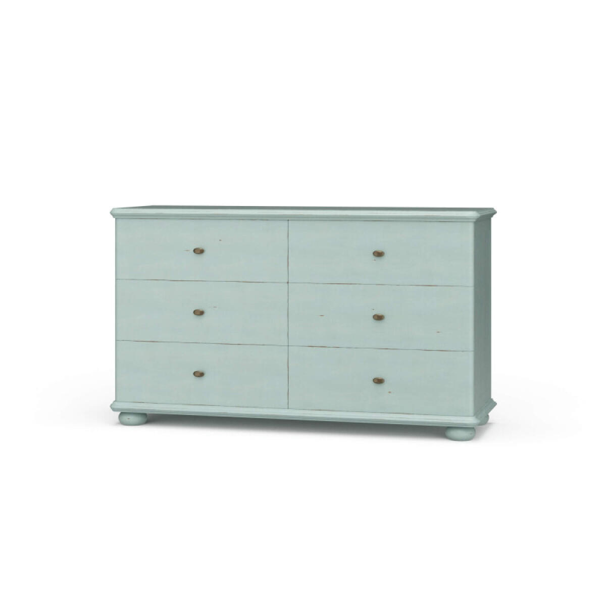 Luna 6 Drawer Dresser Dressers Blue 2 Luna 6 Drawer Dresser Dressers Blue 2